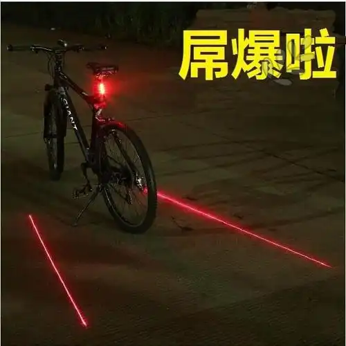 自行车灯尾灯警示山地自行车夜行后尾灯夜骑灯单车闪烁前灯捷安特