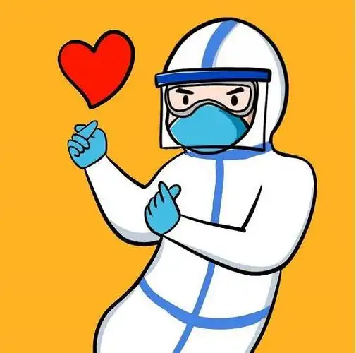 生动形象地表达出来, 作为交流,微信表情包必不可少, 防护服上的