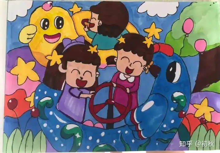 远洋服务:童心绘画 定格美好