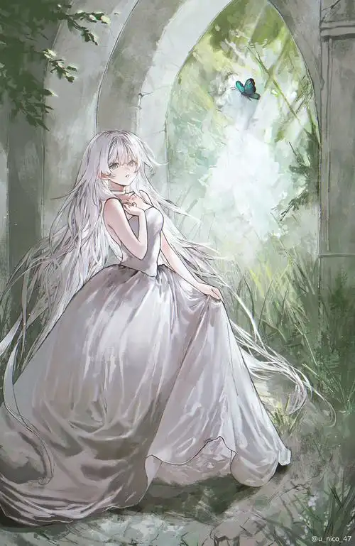 白发少女 碧蓝档案 这个双马尾是你的初音吗 - 次元小镇