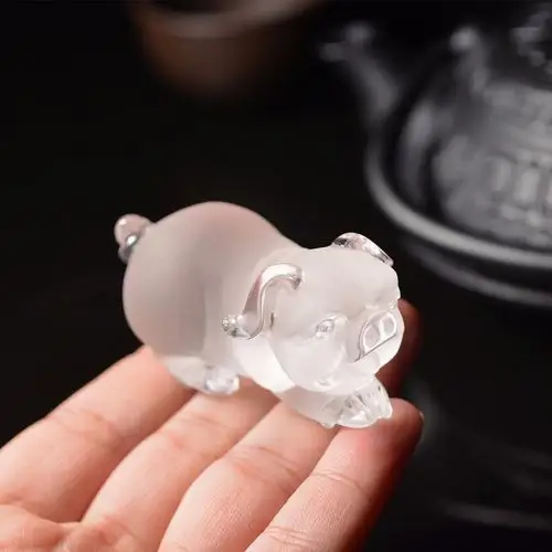 水晶玉雕 福猪