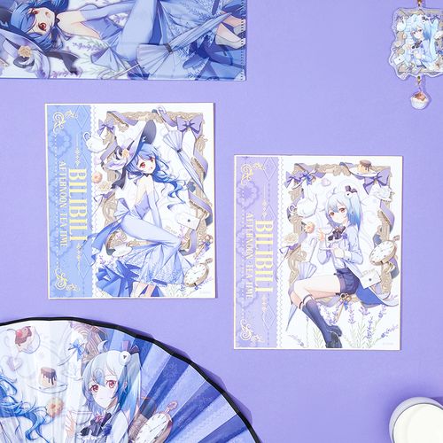 bilibili哔哩哔哩正版下午茶系列2233烫金色纸现货二次元b站周边