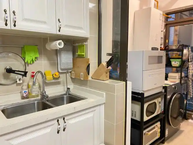 厨房生活小阳台改造3平米添置洗碗机