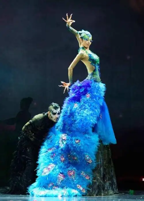 杨丽萍真大胆!直接在身上画出衣服跳舞,镜头放大看到艺术的真谛