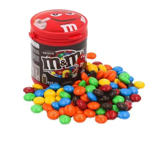 mms巧克力豆100g罐装玛氏牛奶花生夹心巧克力零食礼物糖果批发