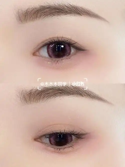 扁平脸淡妆思路清冷高级楚楚可怜温柔眼妆