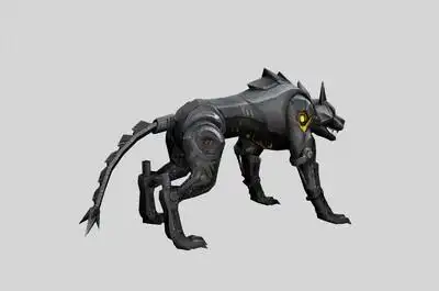 机械狼3d模型
