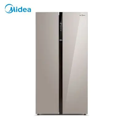 美的mideabcd528wkpzme对开门冰箱528升变频风冷家用大容量冷藏冷冻