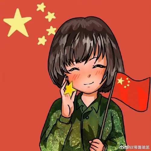 为庆祝新中国73岁华诞,火箭军某部东风快递小哥用手中的画笔,为祖国