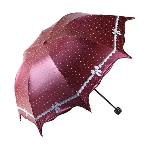 安娜淑遮阳伞 小圆点晴雨伞