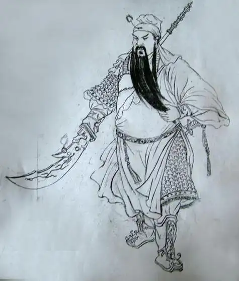 关羽怎么画简笔画 关羽怎么画简笔画又帅