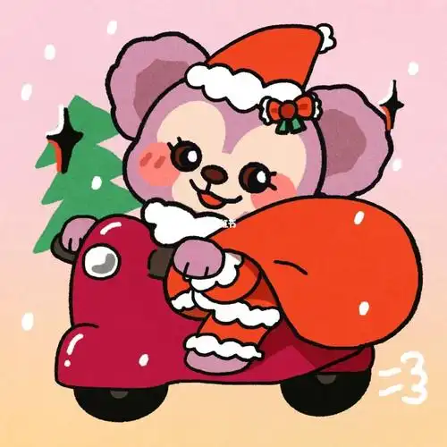 迪士尼头像圣诞包裹由雪莉玫派送中