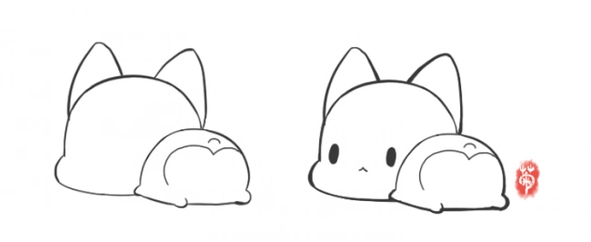 撅屁股的柯基犬狗狗简笔画怎么画 超可爱柯基犬卡通画画法
