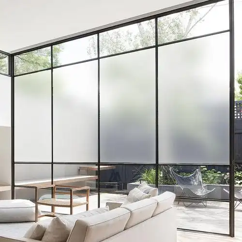 办公室玻璃磨砂贴纸门窗窗户贴膜带胶透光不透明瓷砖