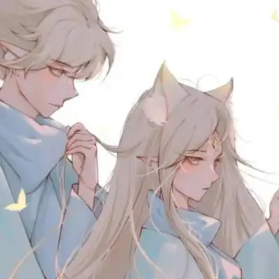 情头一人一半一左一右动漫