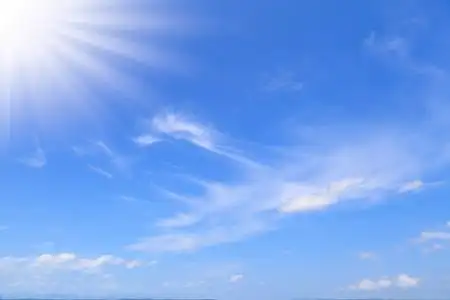 蓝蓝的天空云图片