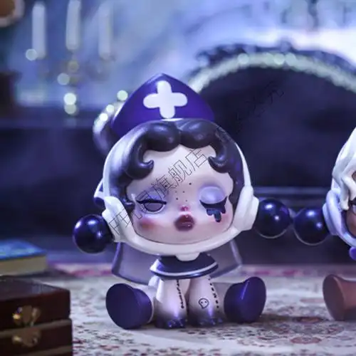 定制skullpanda密林古堡系列盲盒福袋血色玫瑰单个全新盲盒不支持无