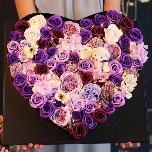 创意浪漫实用抖音走心520生日礼物女生送女友母节送给妈妈老婆 紫色