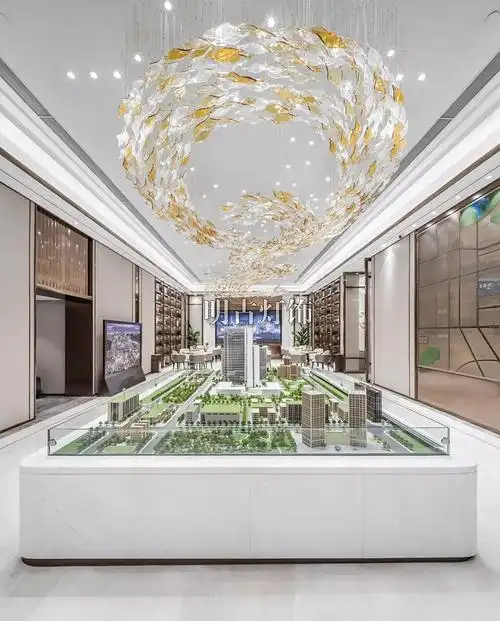 手工玻璃创意沙盘吊灯 明古定制