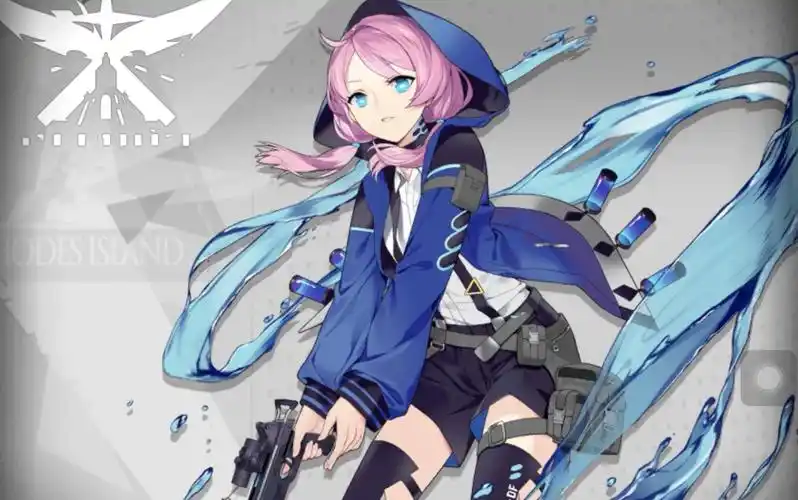 蓝毒 精二立绘 皮肤 浅滩律动 展示_明日方舟