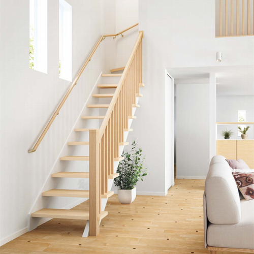 靠墙实木木质医院养老院幼儿园走廊楼梯卫生间日式楼梯扶手
