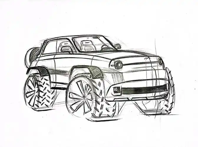 练习,学生,汽车设计