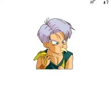 龙珠原画# 超级可爱的 小特兰克斯 赛璐璐动画稿[可爱][可爱][可爱]