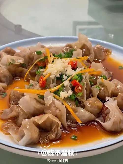 在海鲜店吃的葱油肉燕还真不戳