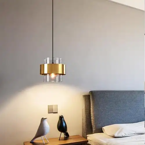 惜光者床头小吊简约现代卧室书房客厅小吊灯搭配温馨吊线高度可调节