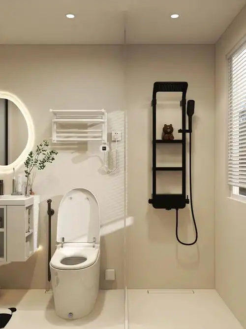 你敢信6315就3平米的小浴室!收纳真的绝了!