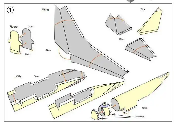 飞机纸模型 幼儿园手工折纸 儿童益智开发不列颠航空a380-800客机飞机