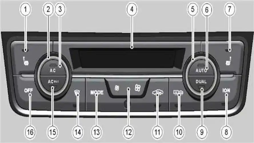 前风窗玻璃除霜器标志