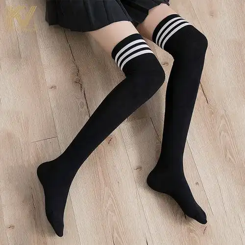 袜子长筒女秋冬过膝优惠券爱比价妈妈