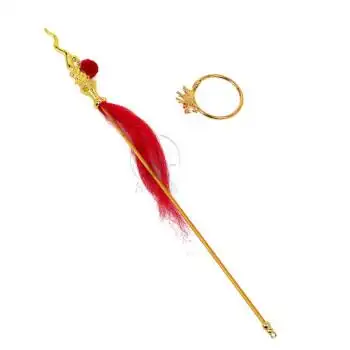 哪吒的乾坤圈 莲慈斋火尖枪乾坤圈红缨枪哪咤三太子神像法器配件哪吒