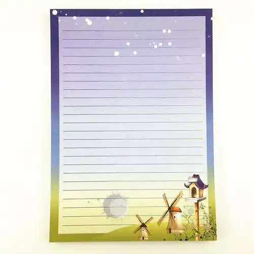 感谢信复印纸作文a4彩色信纸小清新唯美个性书写纸信纸