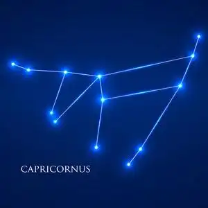 摩羯座矢量图片