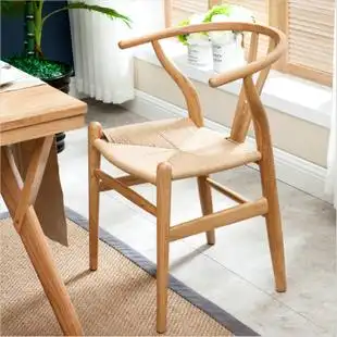 北欧宜家全实木椅子现代简约餐桌椅家具酒店咖啡厅个性时尚凳子