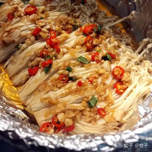 自制|人人都可以学会的巨简单又好吃的【蒜蓉金针菇】,超好吃