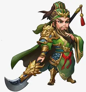 png关公大刀png人物png三国人物关云长png卡通手绘京剧三国人物诸葛亮