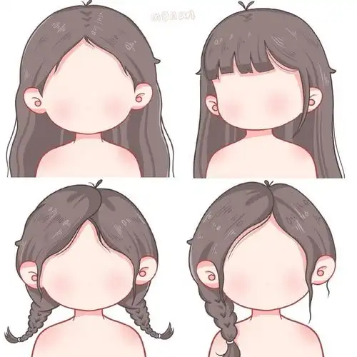 q版女生发型画法画画每日一画2南通