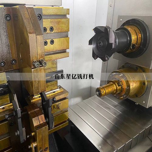 圆棒管类双头打孔专机凸轮轴铣打机 铣端面打中心孔机床