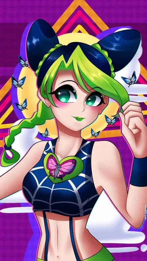 女jojo的奇妙冒险石之海女主角空条徐伦手机壁纸图片