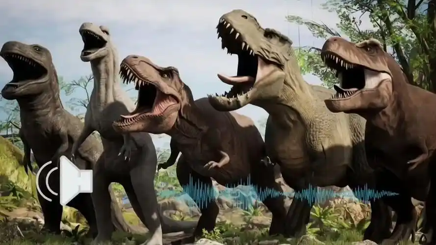 各种恐龙的声音 沧龙跟霸王龙声音非常震撼