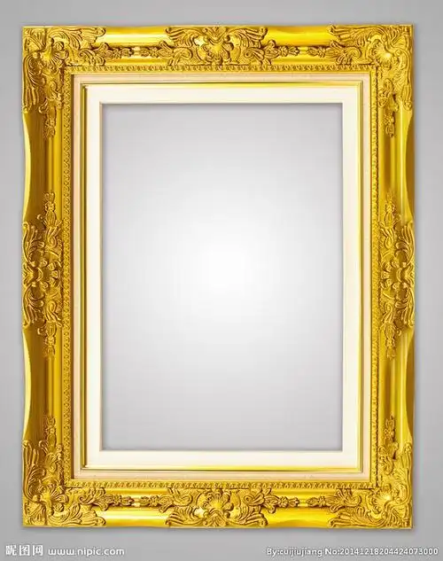 金色欧式相框