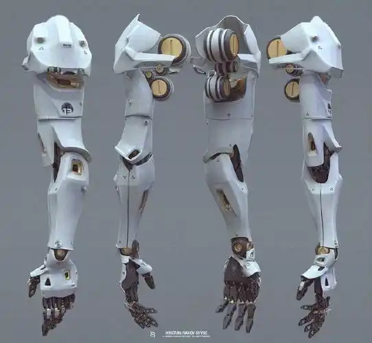 一组机械手臂结构与设计参考,科技感十足_增加了_游戏_样子