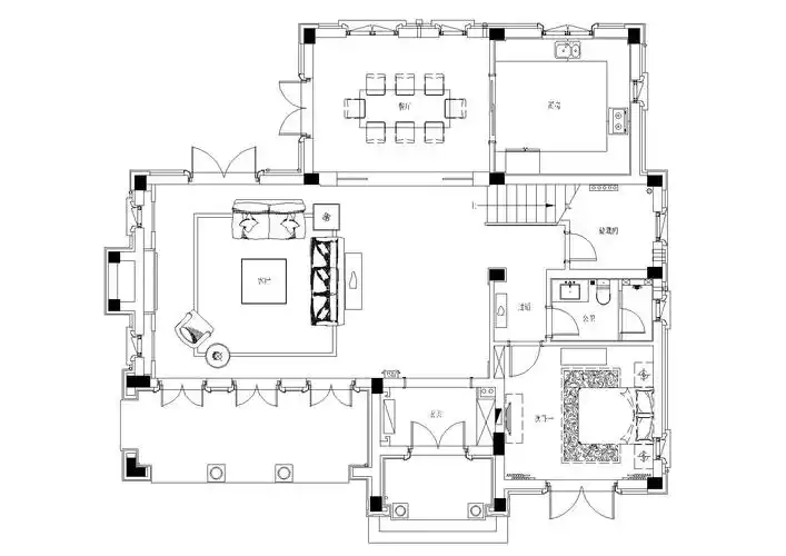 湖桃花源中式别墅施工图 实景拍摄图纸内容包含:全套cad施工图(目录