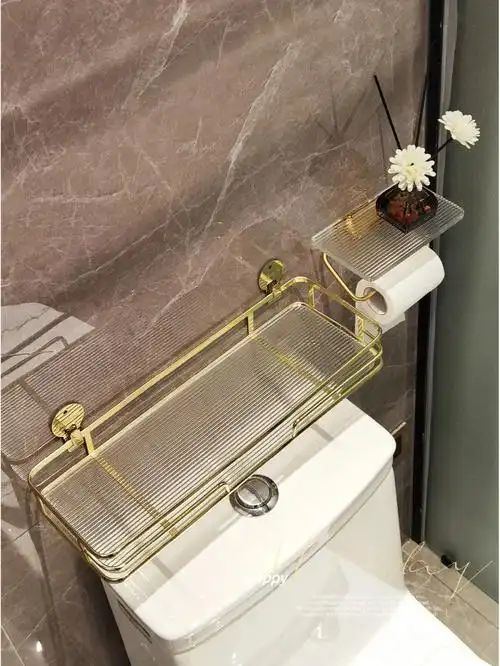 梦中情架④这卫生间置物架高级感拉满