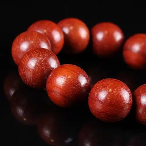 红花梨佛珠手串 巴西花梨红木红檀小叶红檀佛珠手串手链男女情侣