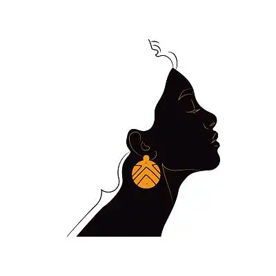 金色创意手绘数字艺术字人物剪影38妇女节元素png素材