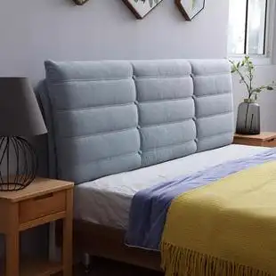 北欧ins风加厚保暖羊羔绒榻榻米海绵床头靠垫大靠背可拆洗软包